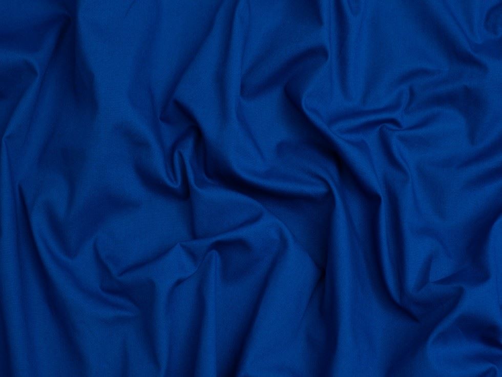Minerva Core Range Medium 100% Cotton Poplin Fabric Cobalt Blue
 