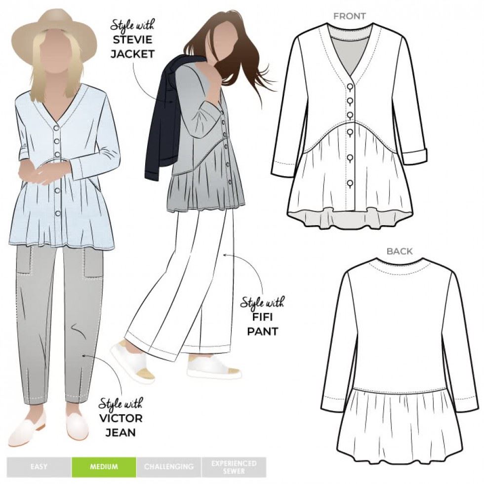 Style Arc Paper Sewing Pattern Jules Tunic