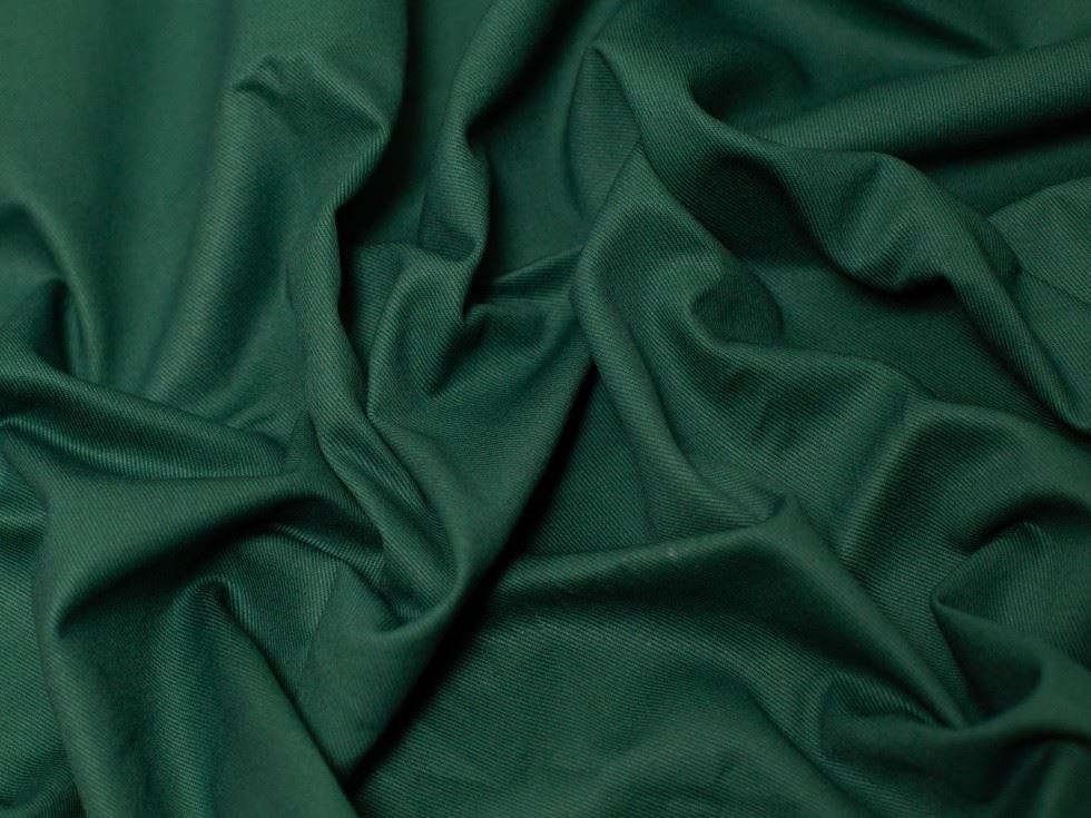 Minerva Core Range Heavy 100% Cotton Drill Fabric Bottle Green
 