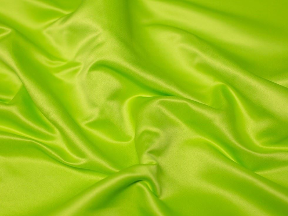 Minerva Core Range Green Duchess Satin Fabric