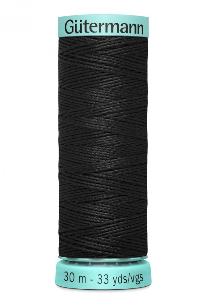 Gutermann Pure Silk R 753 Thread 000 Black
 