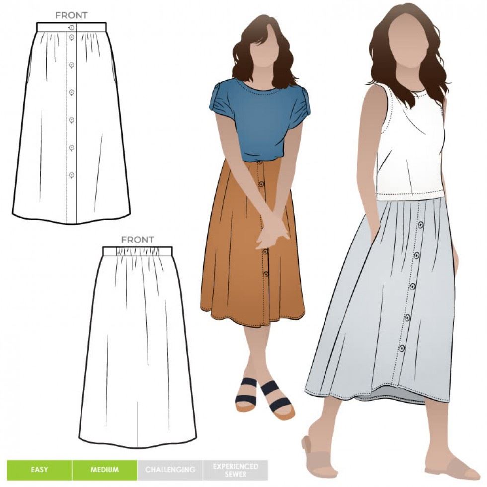 Style Arc Sewing Pattern Bonnie Skirt