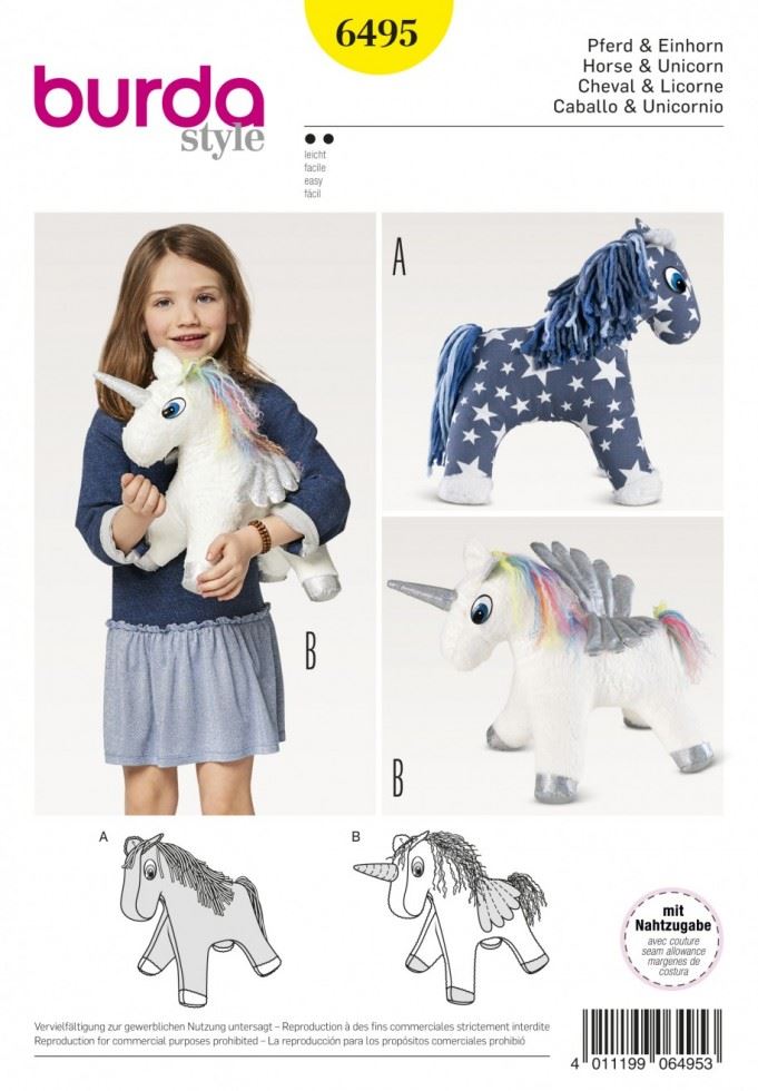 Burda Paper Sewing Pattern 6495
 