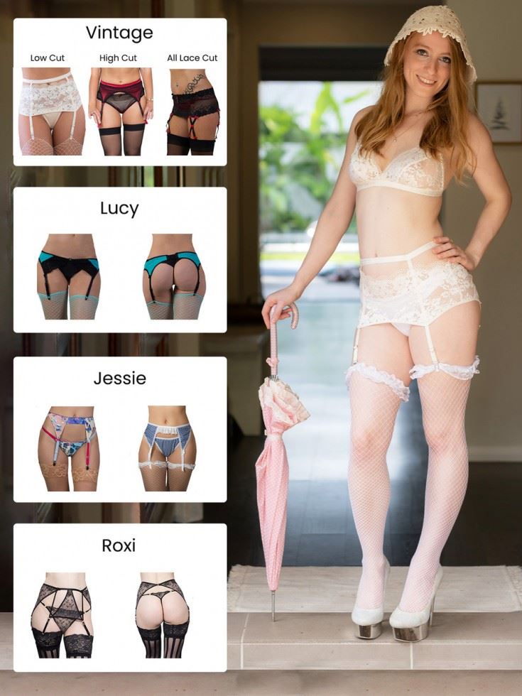 Booby Traps Paper Sewing Pattern 6 in 1 Suspenders
 