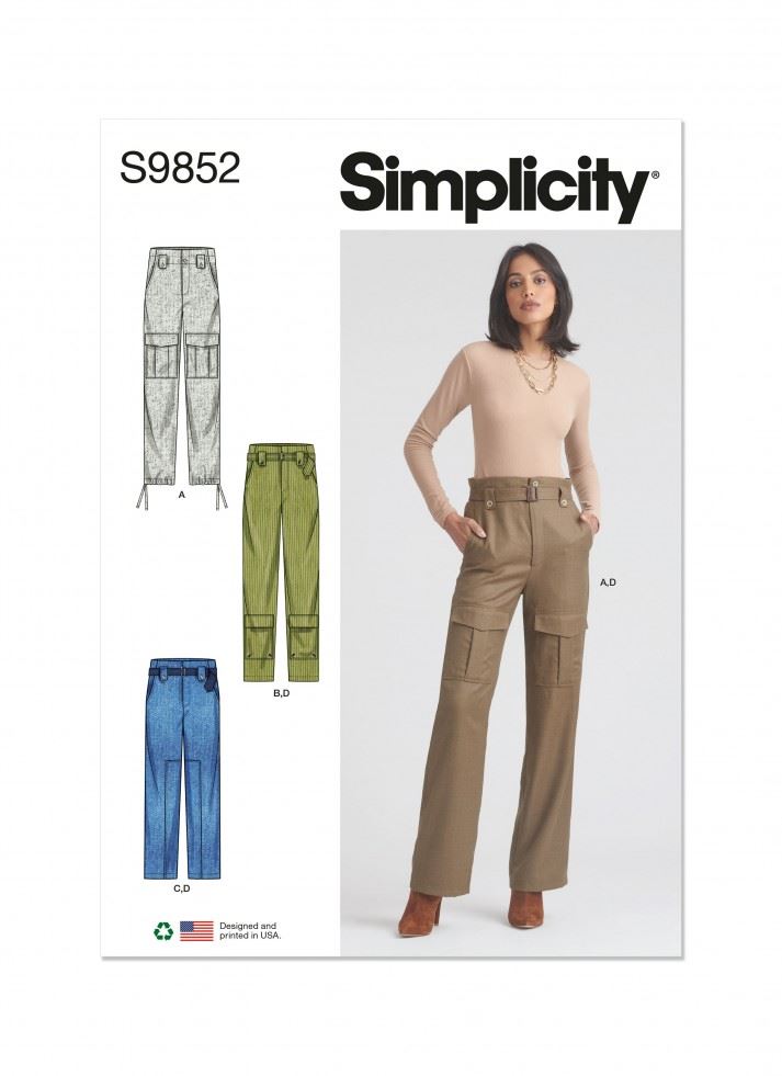 Minerva Sewing Pattern 9852 Simplicity Simplicity-9852-K5