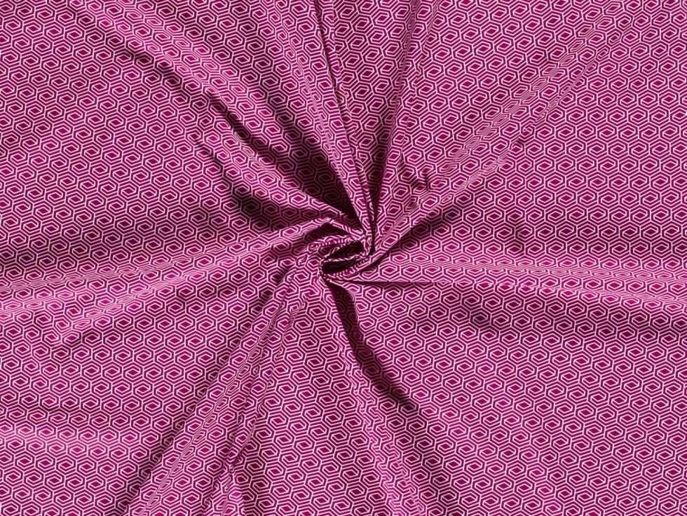 100% Cotton Poplin Fabric Pink
