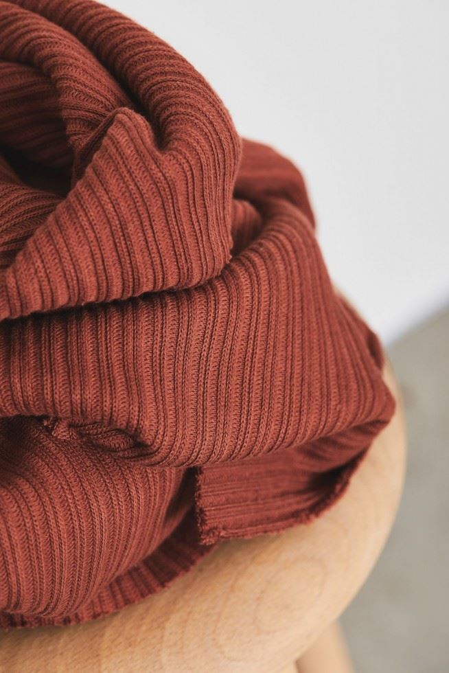 Mind The Maker Sienna Selanik Rib Textured Stretch Knit Fabric
