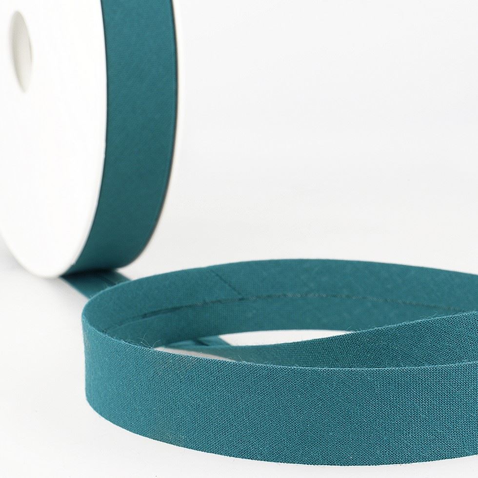 Stephanoise Polycotton Bias Binding Tape Teal Blue