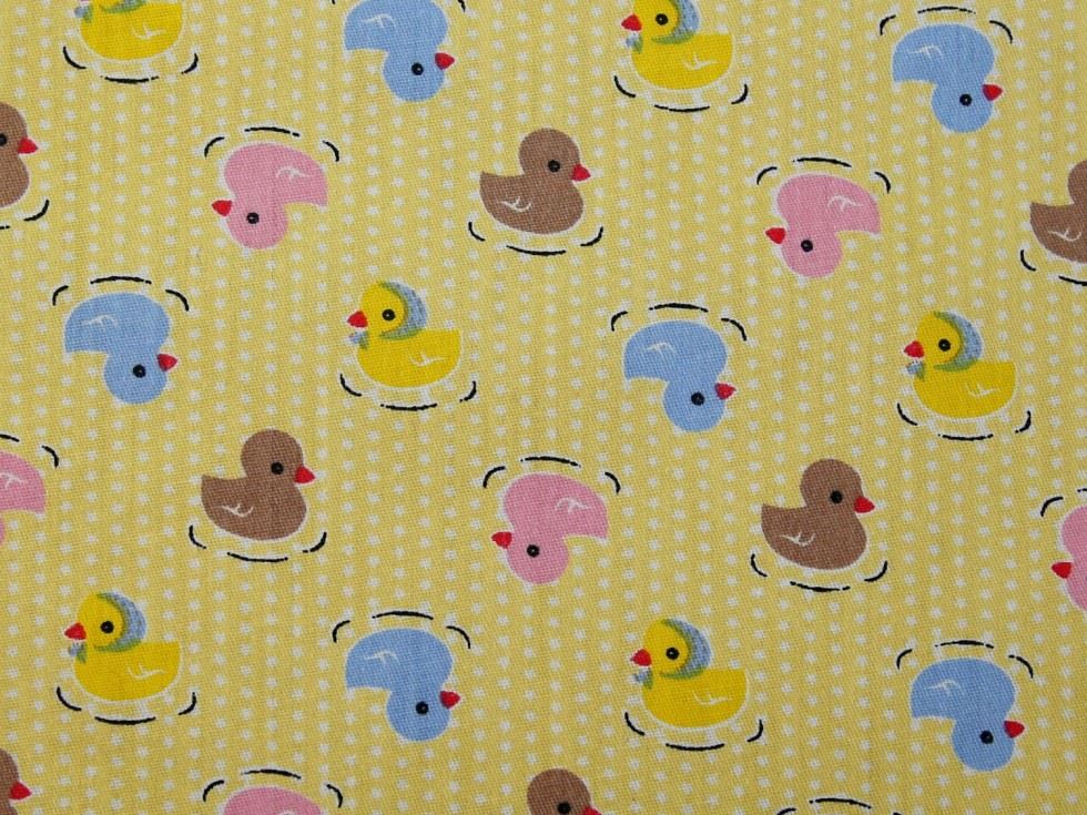 Deadstock 100% Cotton Fabric Yellow