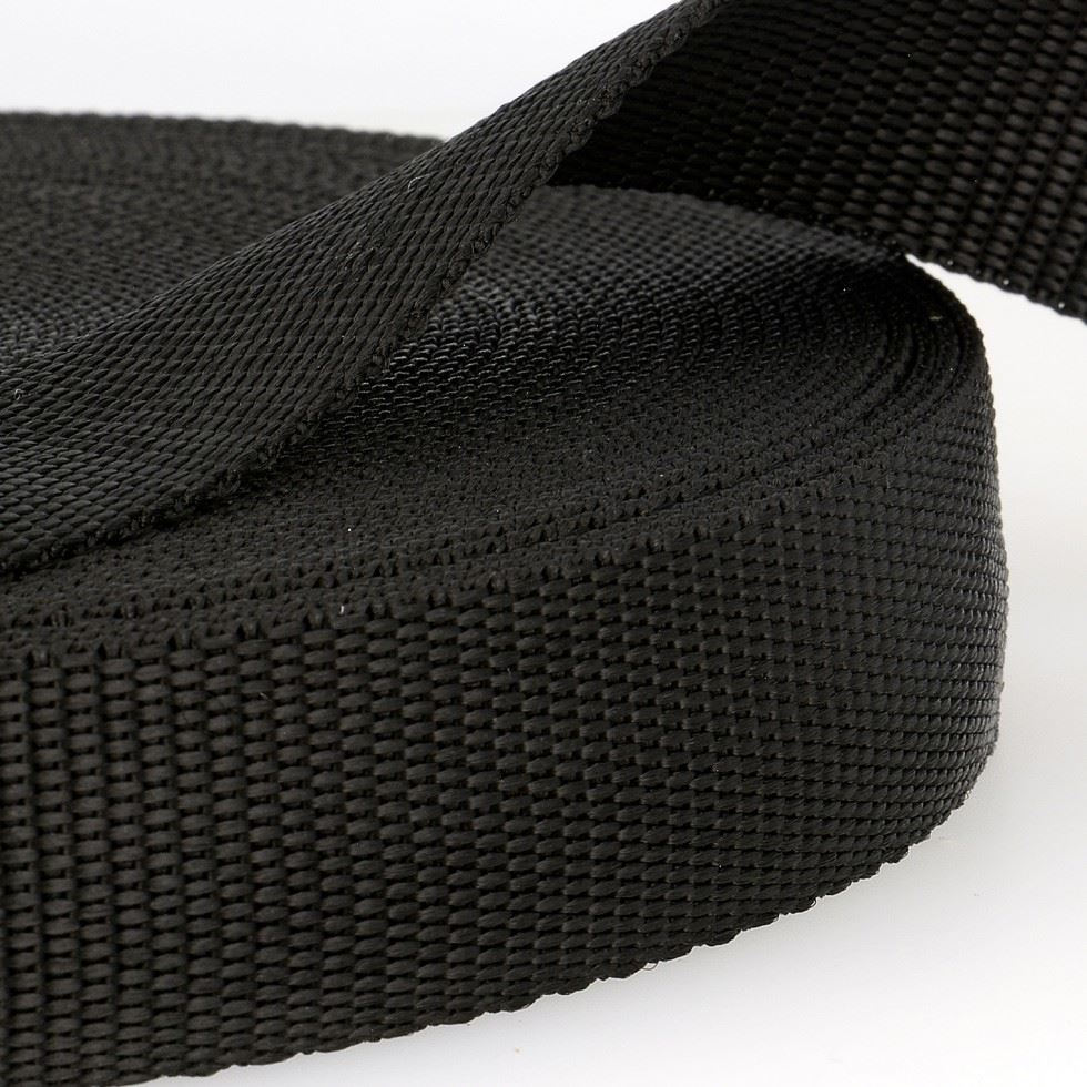 Stephanoise Polypropylene Webbing Black
 