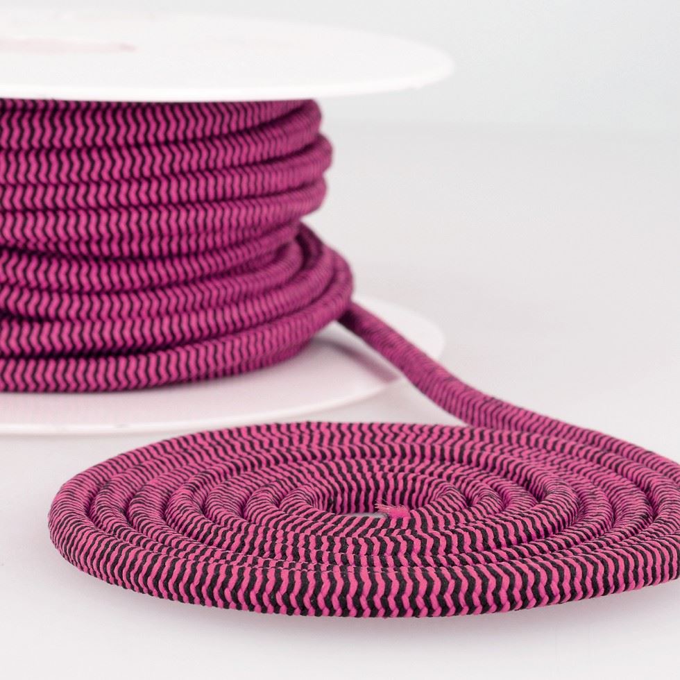 Stephanoise Round Elastic Cord Bright Pink
 