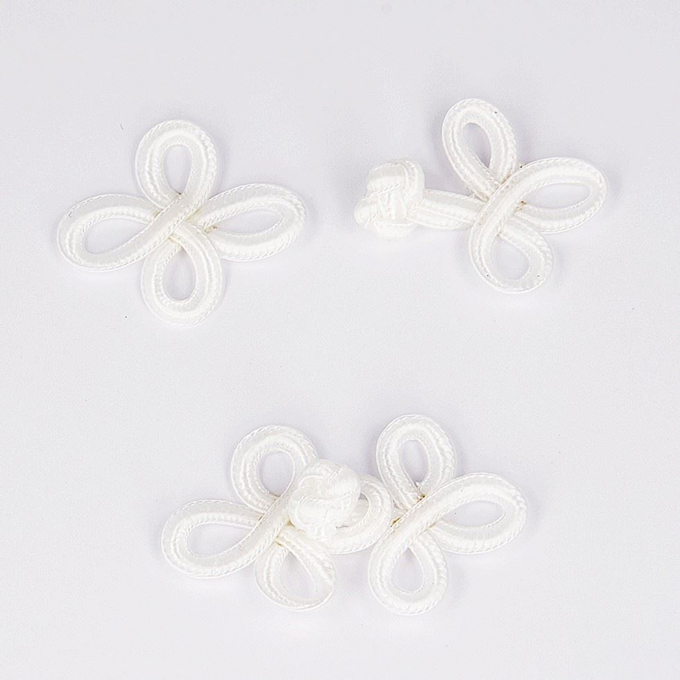 Stephanoise Frog Fasteners White