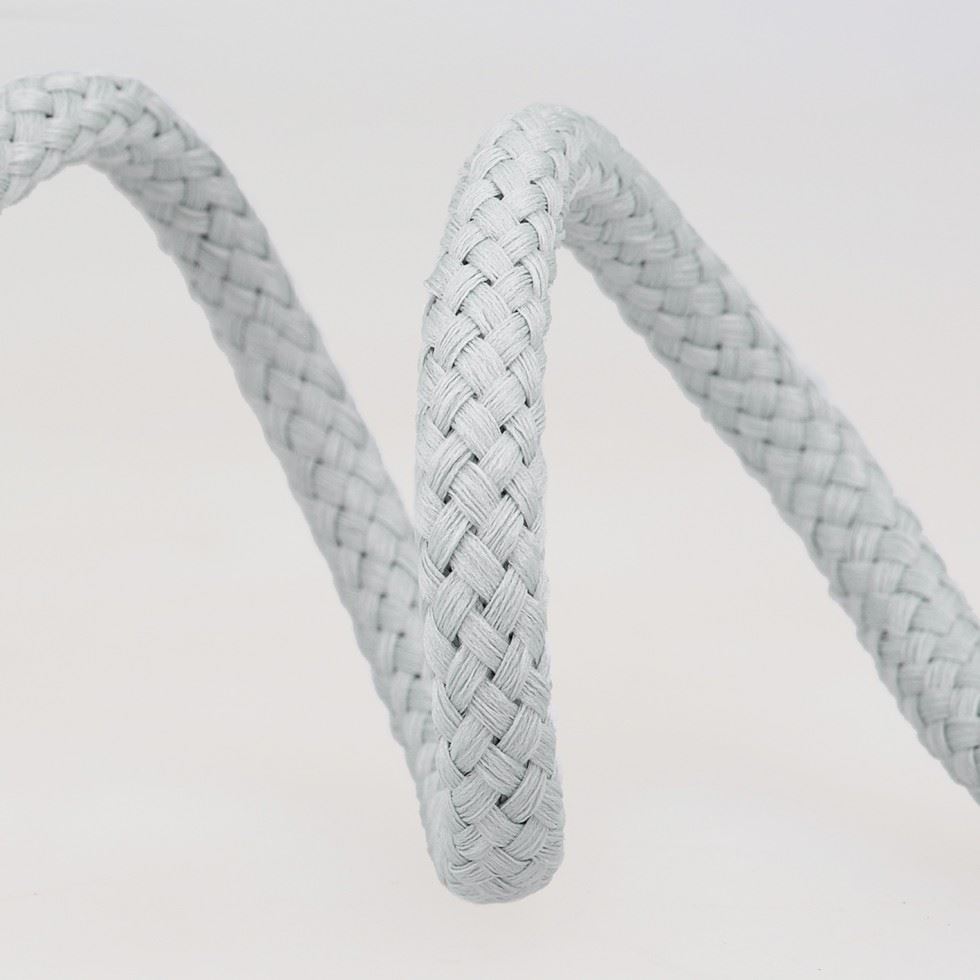 Stephanoise Round Braided Cord Light Grey
 