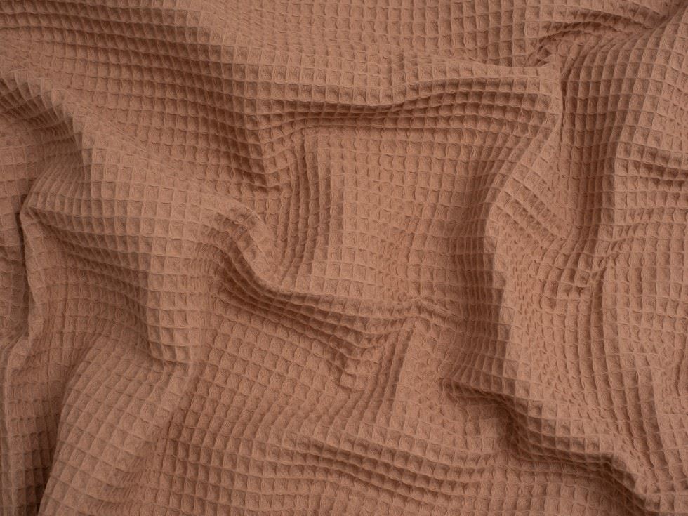 Minerva Core Range Plum Medium Cotton Waffle Fabric