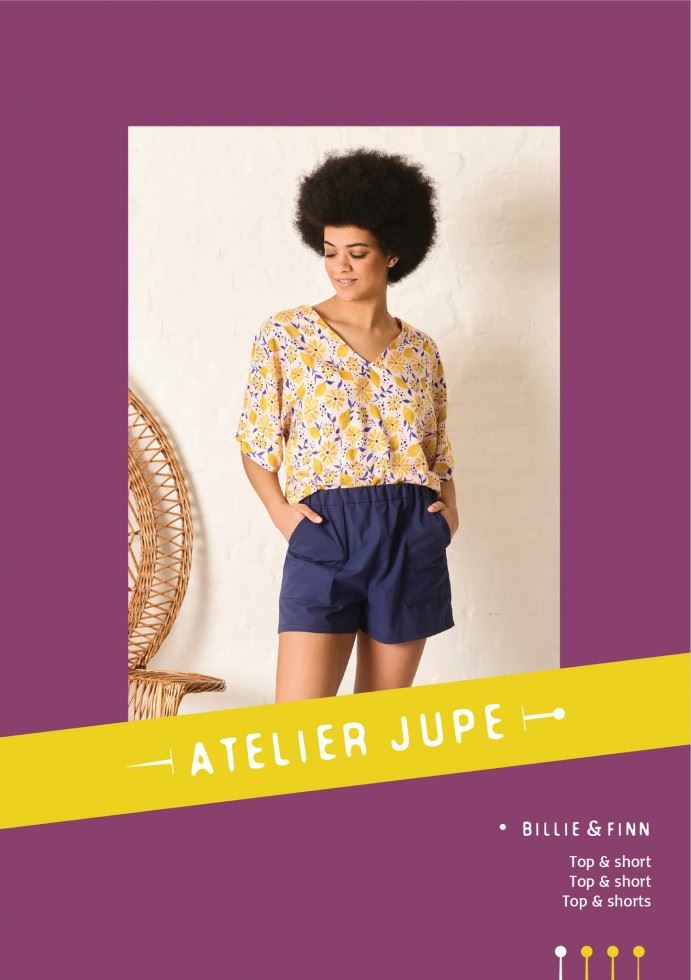 Atelier Jupe Paper Sewing Pattern Billie Top & Finn Shorts