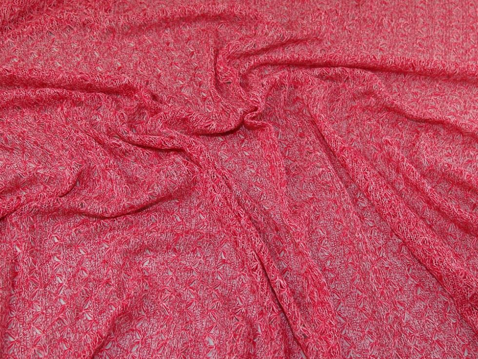 Lady Mcelroy Pink Crochet Lace Fabric