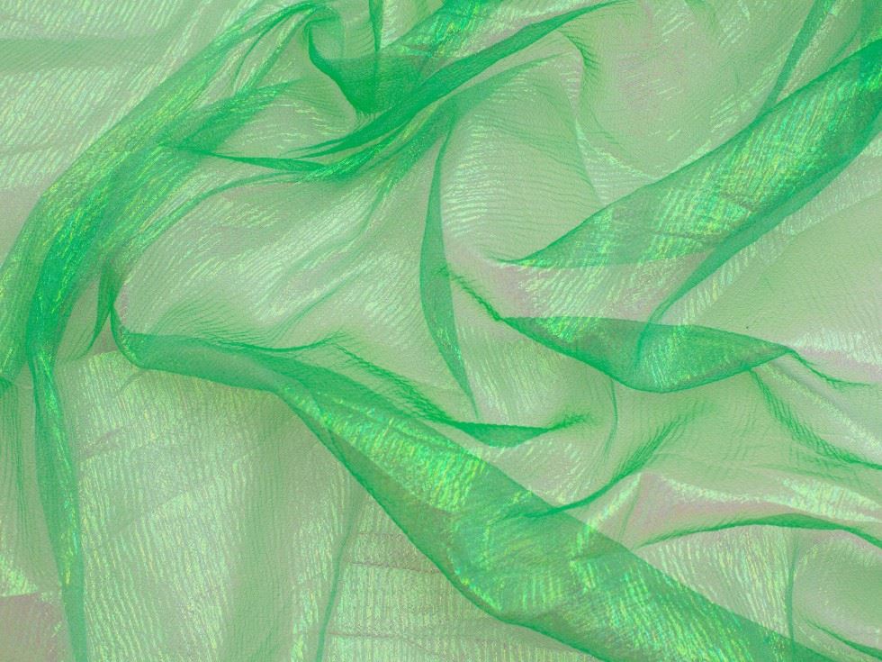 Rainbow Crystal Organza Fabric 105cm / 42" Wide - per metre - Picture 1 of 7