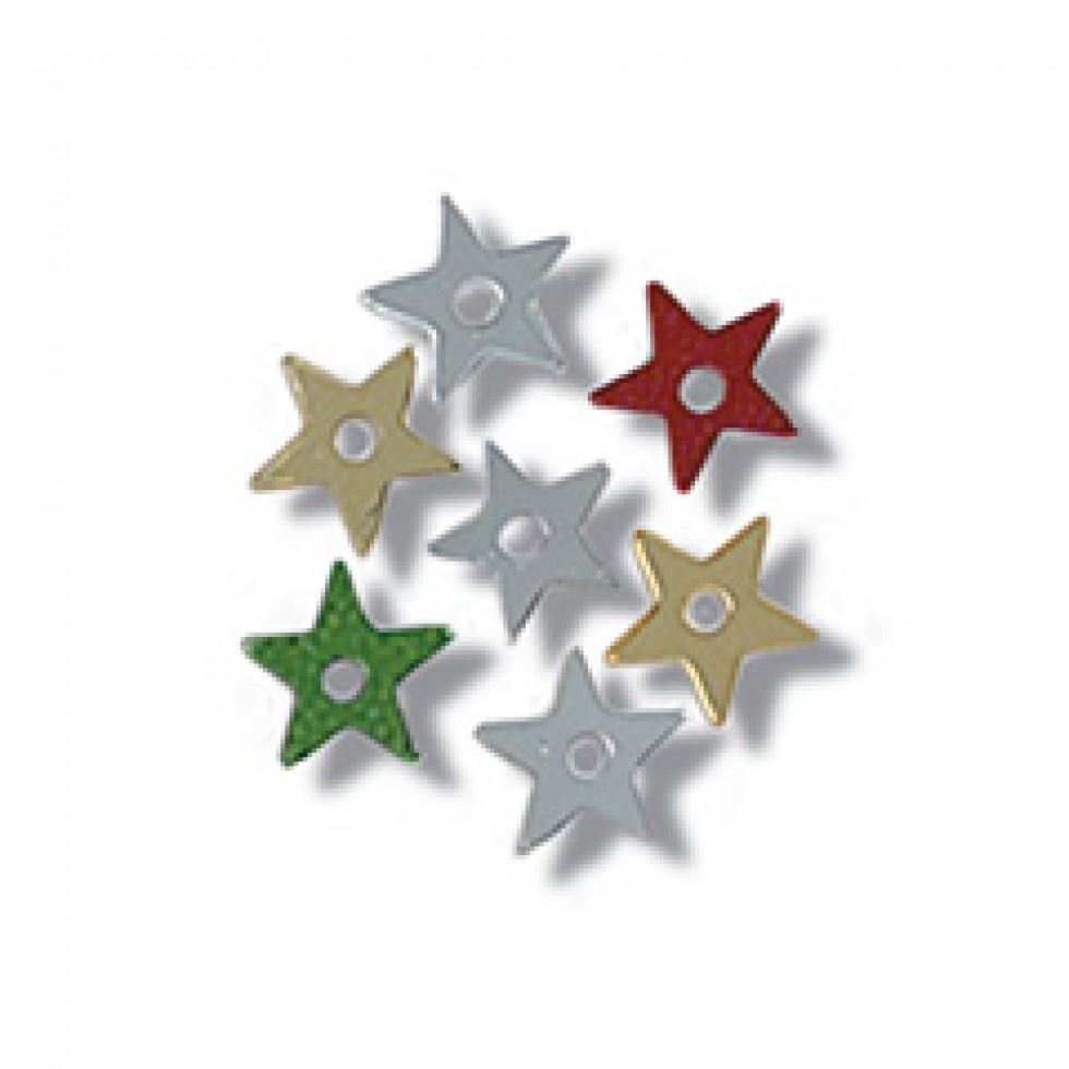 Trimits Gold Tiny Sequin Stars (Value Pack Of 5)