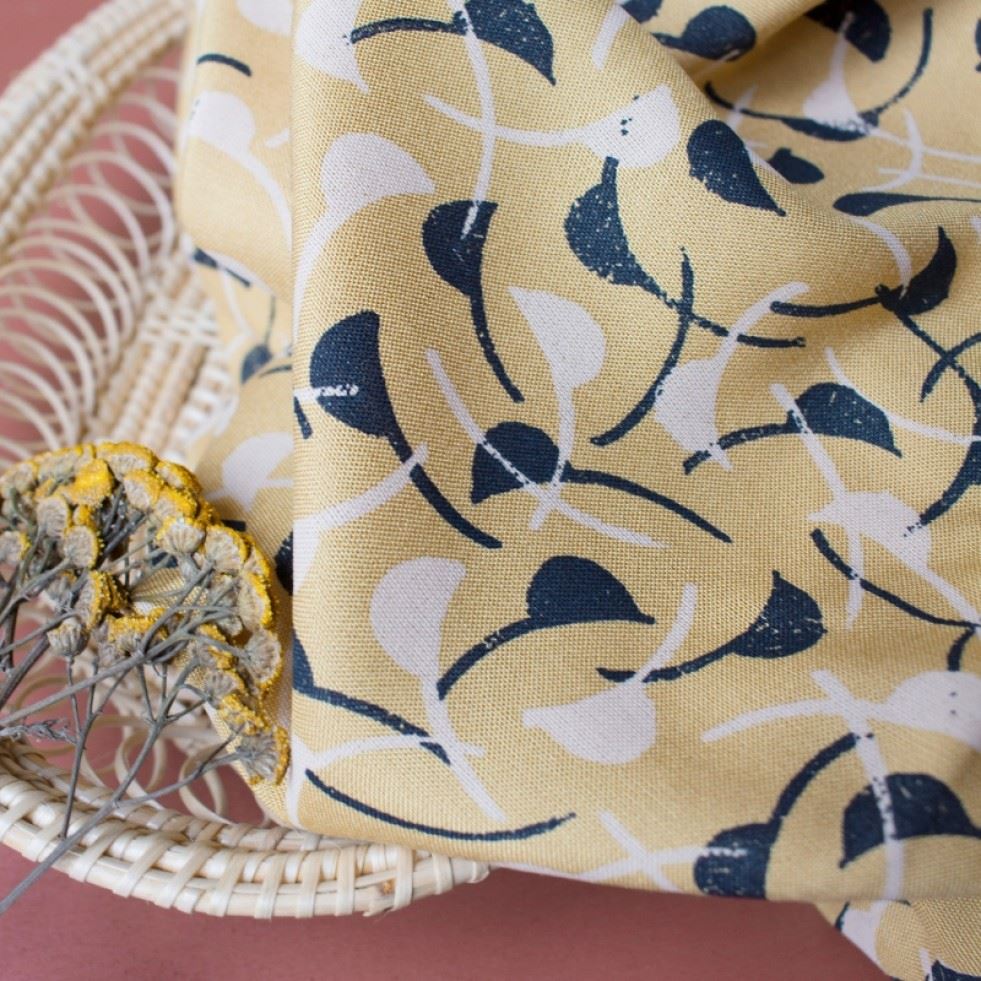 Atelier Brunette Windy Viscose Challis Fabric Mustard
 