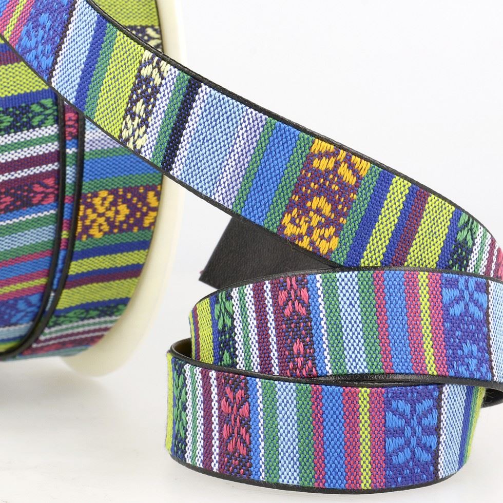 Stephanoise Faux Leather Lined Webbing Multi 6