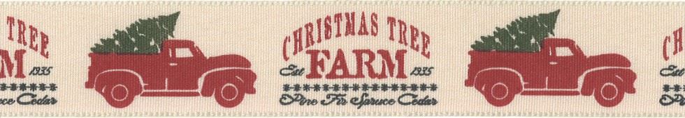 Berisfords Farm Truck Ribbon Pumice
 