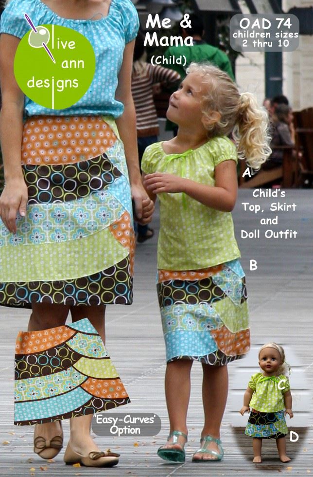 Olive Ann Designs Paper Sewing Pattern Me & Mama
 