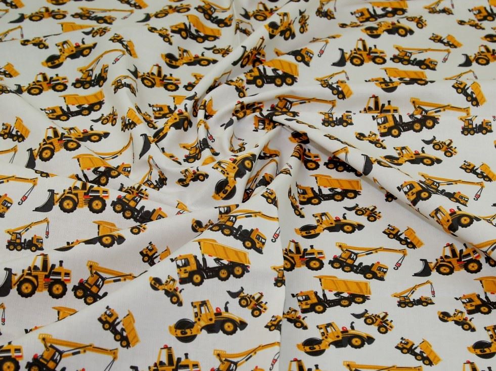 100% Craft Cotton Fabric Yellow
 