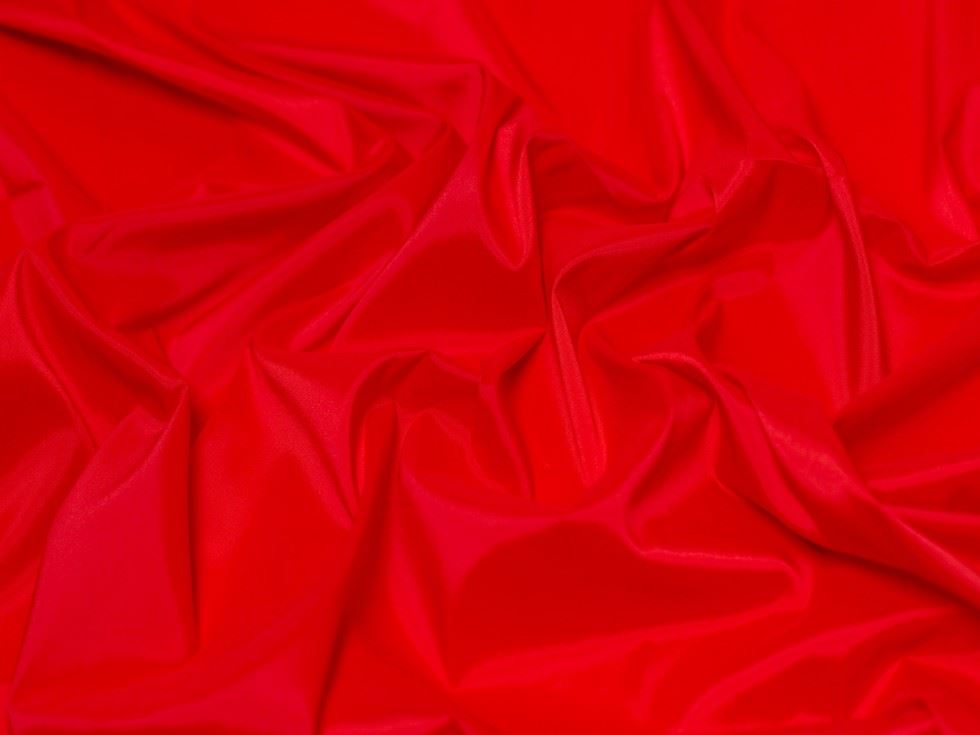 Stretch Woven Lining Fabric Bright Red