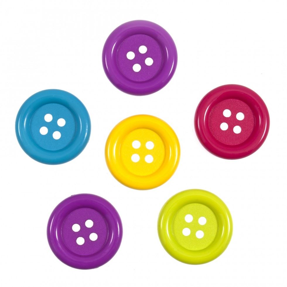 Trimits Giant Buttons Pack (Value Pack Of 5) Brights