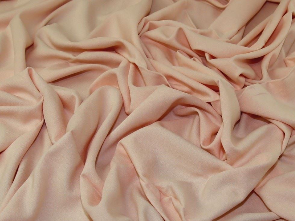 Minerva Core Range Rapture Viscose Crepe Fabric Blush
 