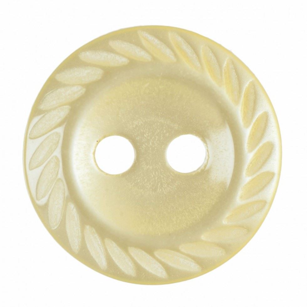 Hemline Yellow Round Shirt Buttons
