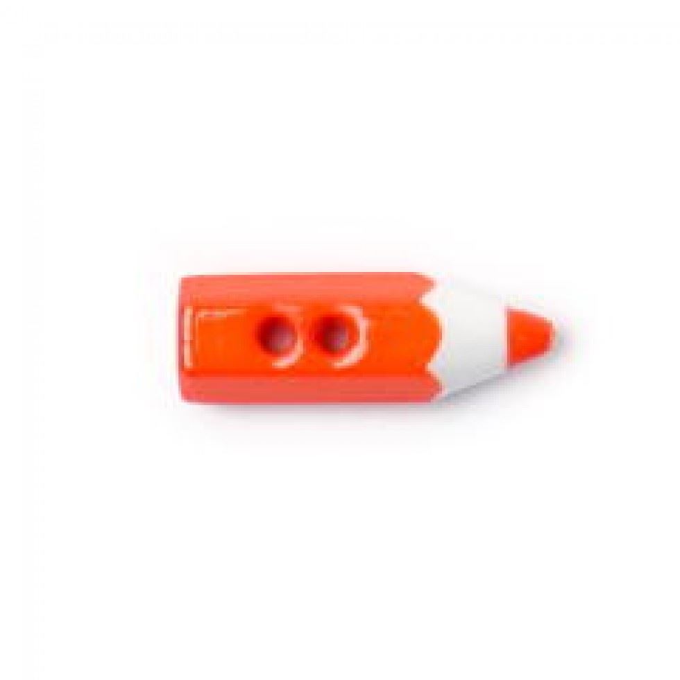 Crendon Red/White Pencil Crayon Buttons (Value Pack)