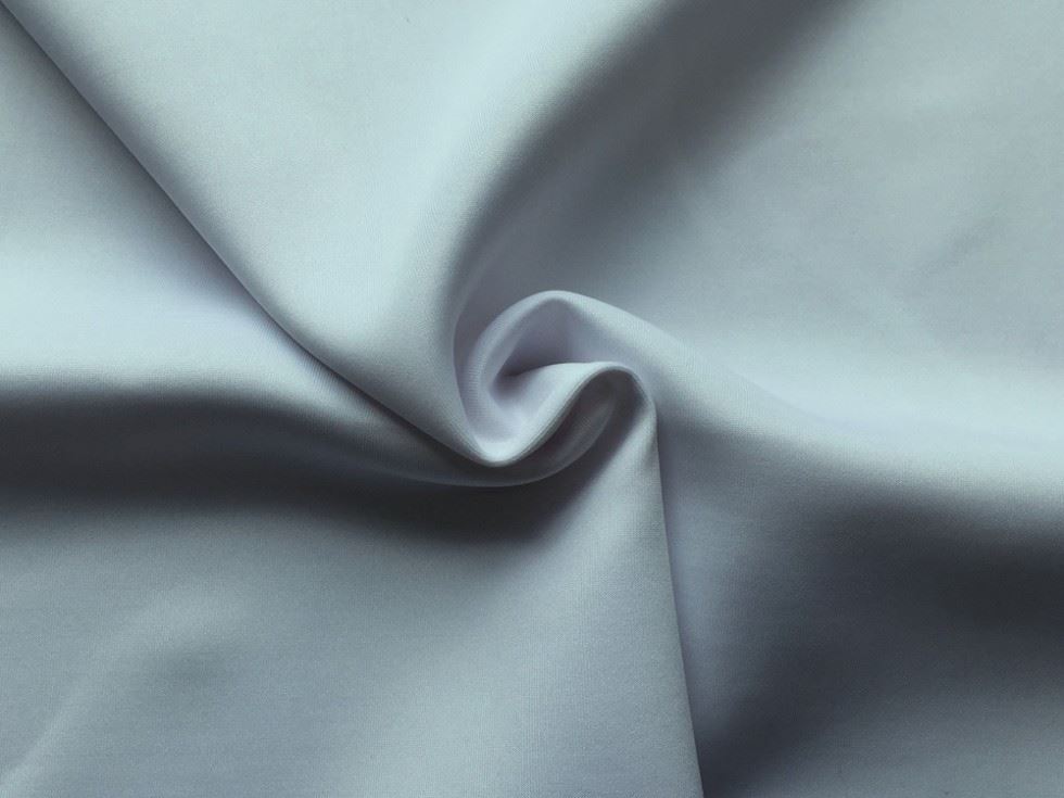 Minerva Core Range Silver Scuba Stretch Knit Fabric