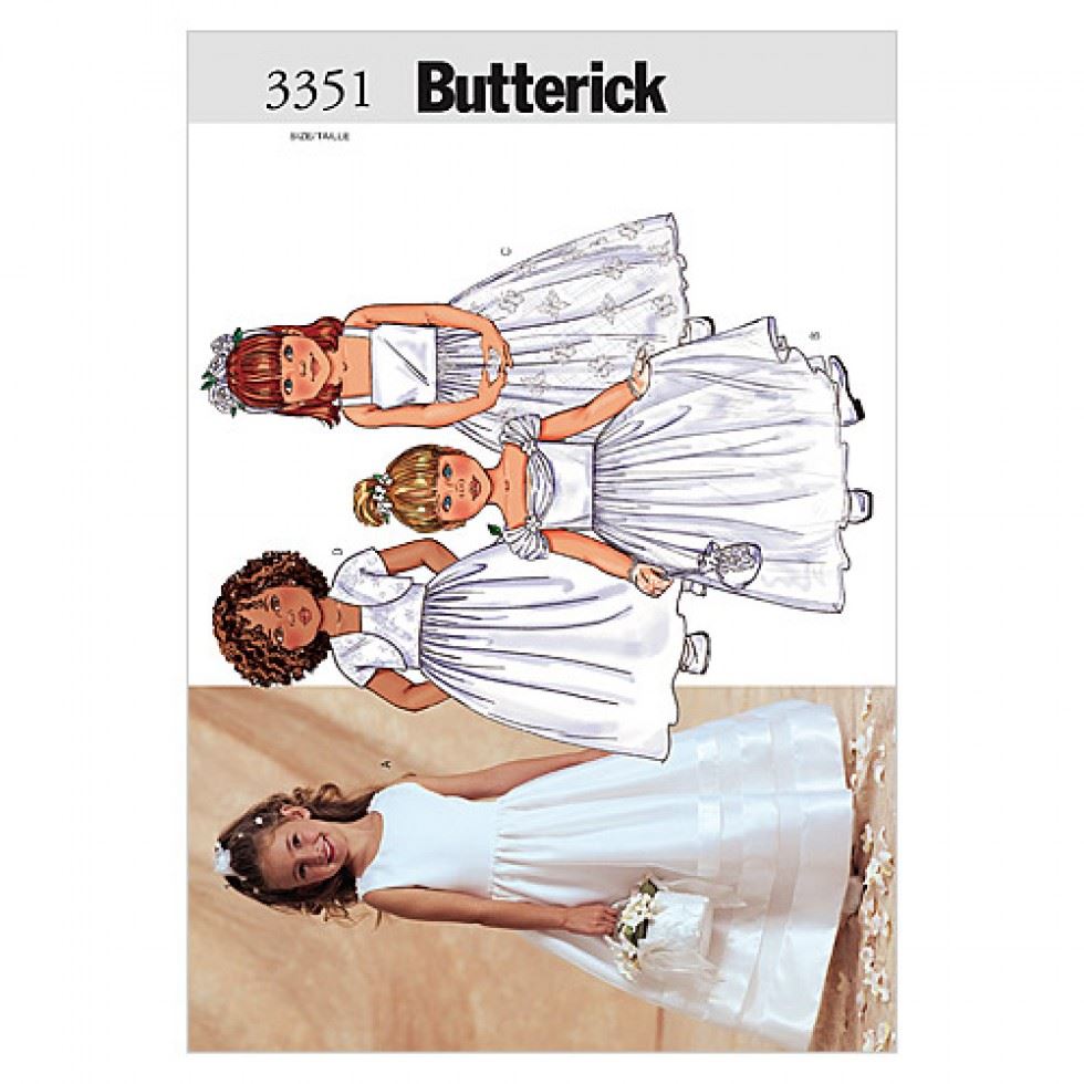 Butterick Paper Sewing Pattern 3351
 