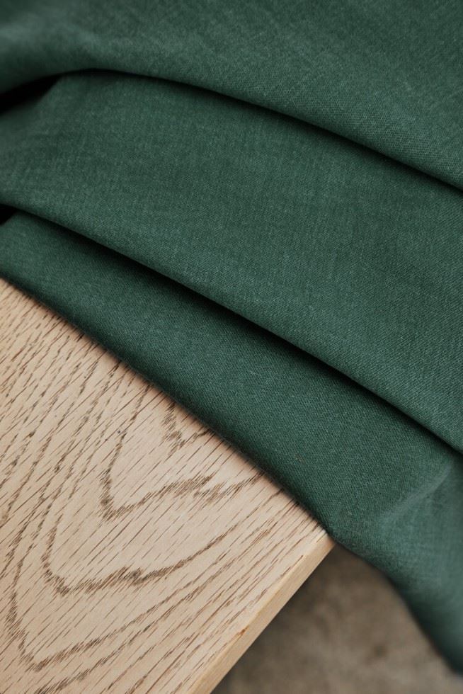 Meet Milk Deep Green Sera Tencel Lyocell Cotton Blend Fabric