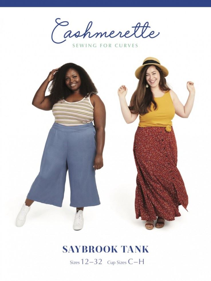 Cashmerette Paper Sewing Pattern Saybrook Tank
 