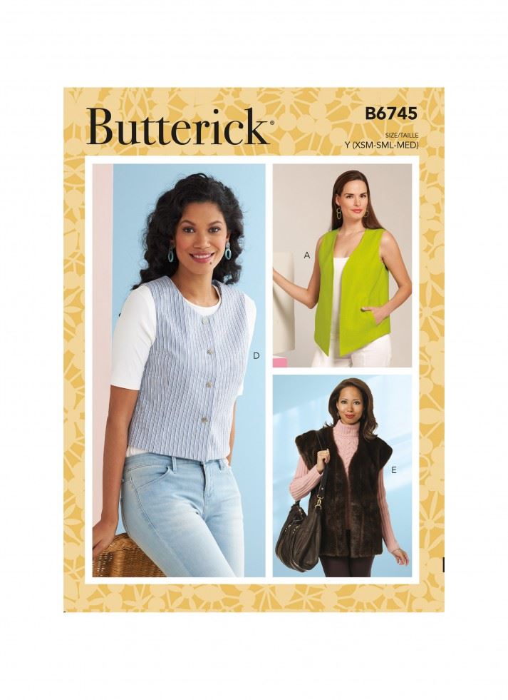 Minerva Sewing Pattern 6745 Butterick Butterick-6745-Y