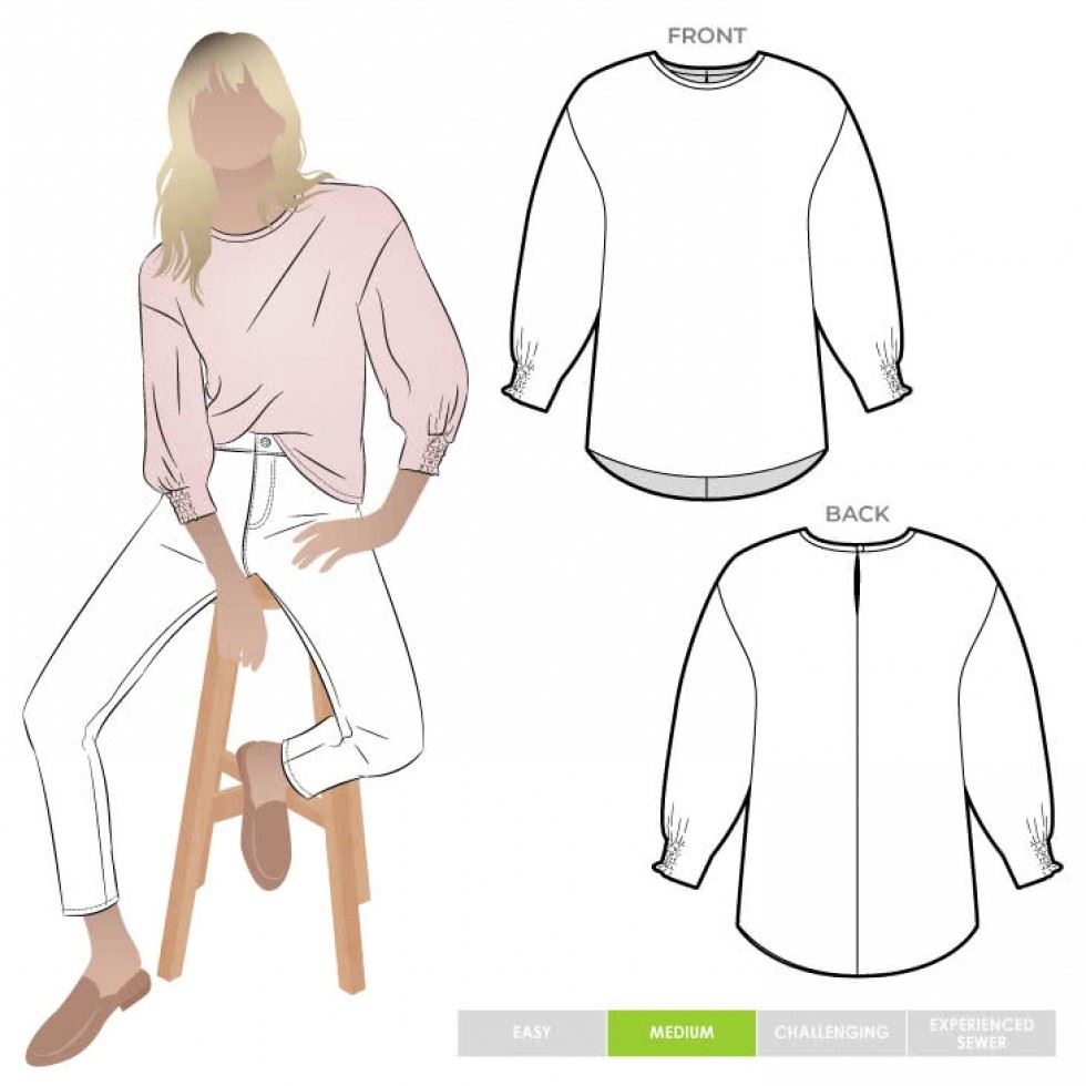 Style Arc Sewing Pattern Mimi Top