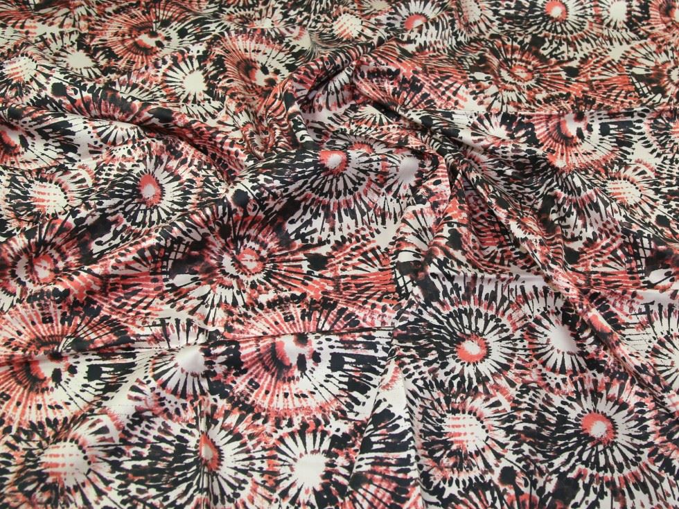 John Kaldor Coral Lizzano Cotton Sateen Fabric