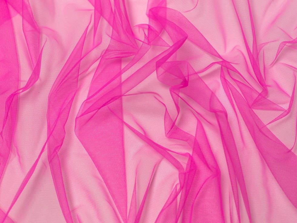 Minerva Core Range Dolce Vita Soft Italian Tulle Fabric Fuxia
 