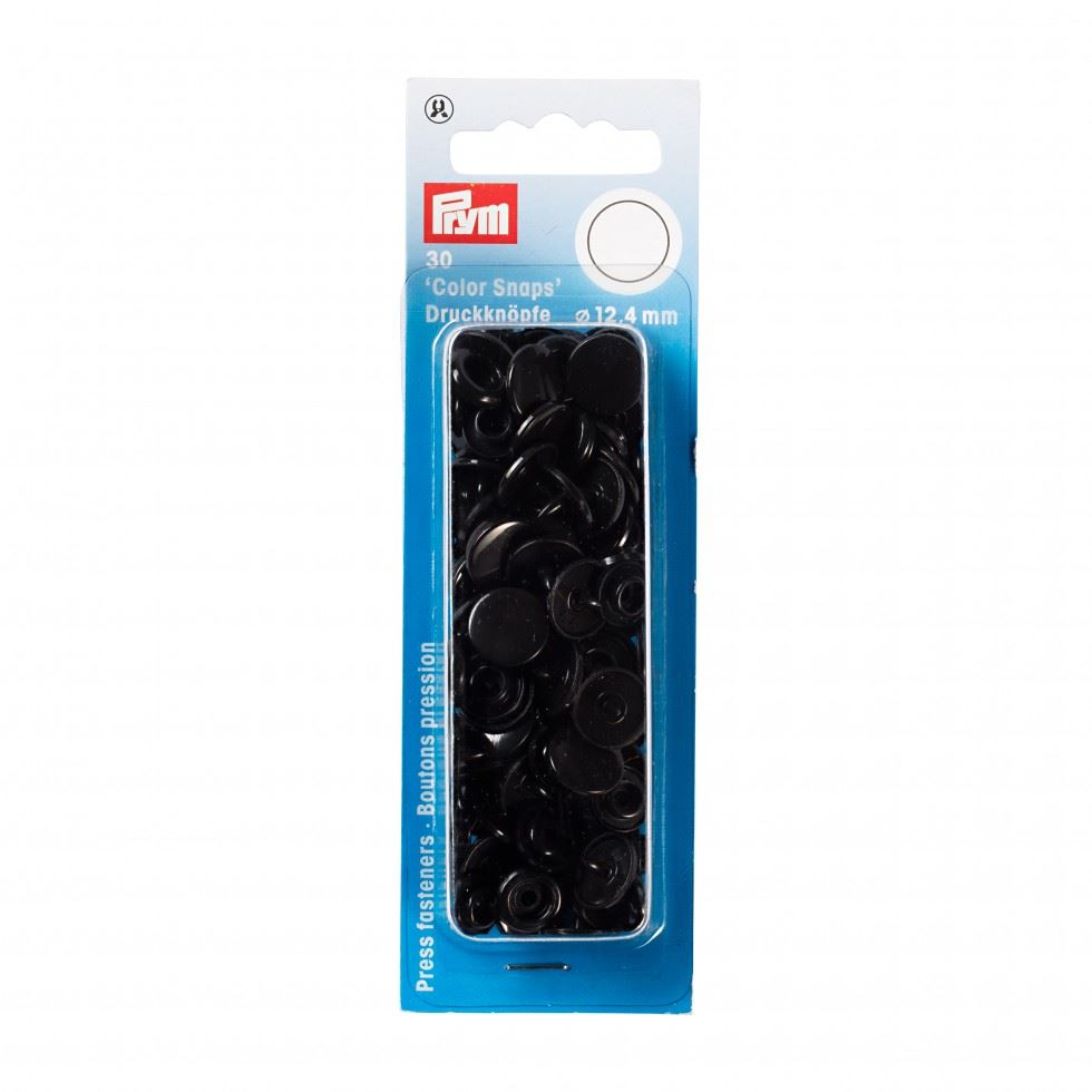 Prym Color Snaps Druckknöpfe Schwarz