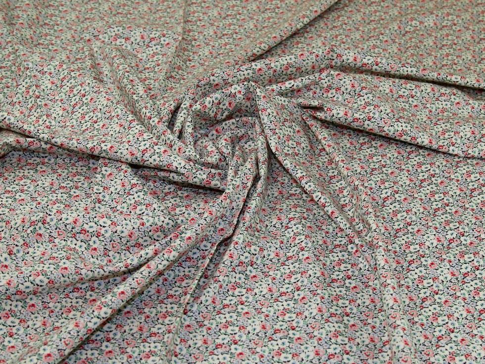 100% Cotton Poplin Fabric Multicoloured
 