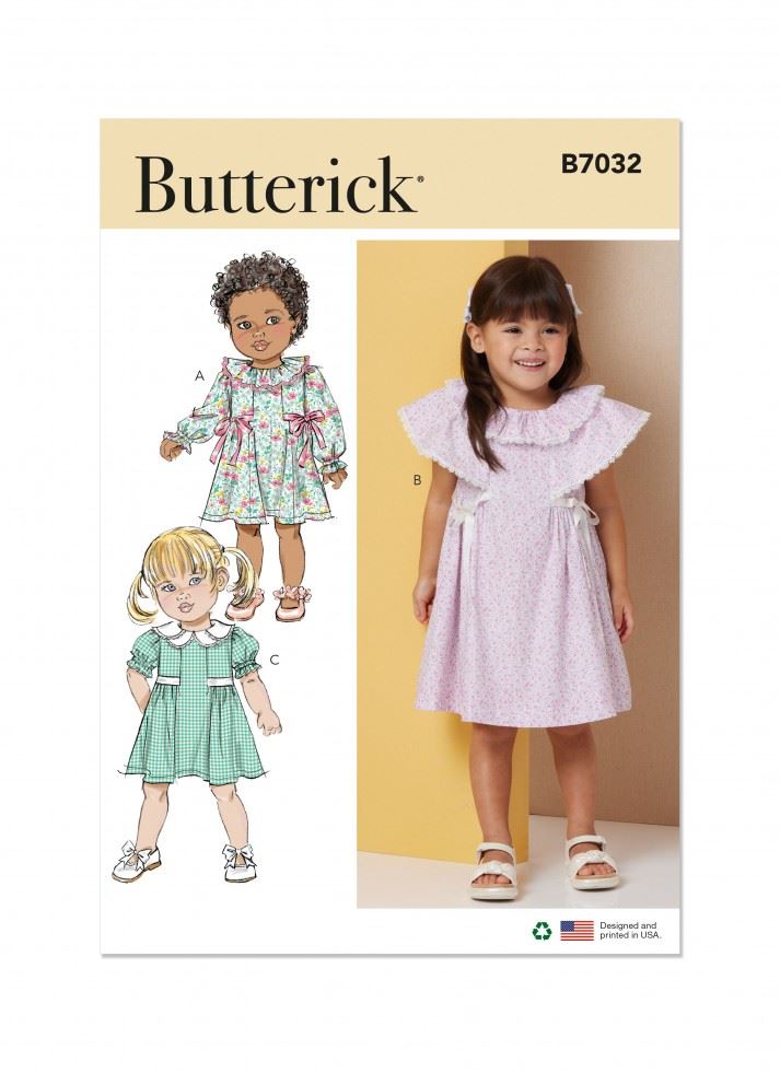 Butterick Paper Sewing Pattern 7032
 