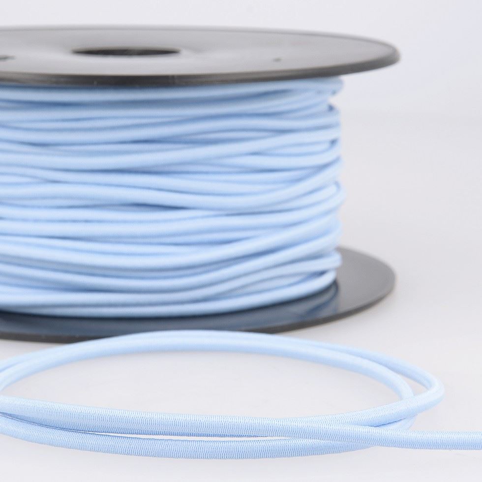 Stephanoise Round Elastic Cord Light Blue