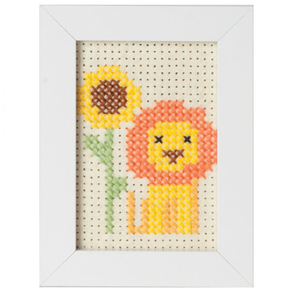 Trimits White Counted Cross Stitch Kit