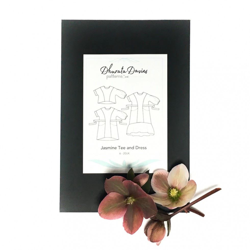 Dhurata Davies Paper Sewing Pattern Jasmine Tee & Dress
 