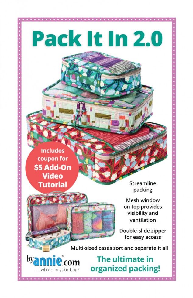By Annie Sewing Pattern Pack It In