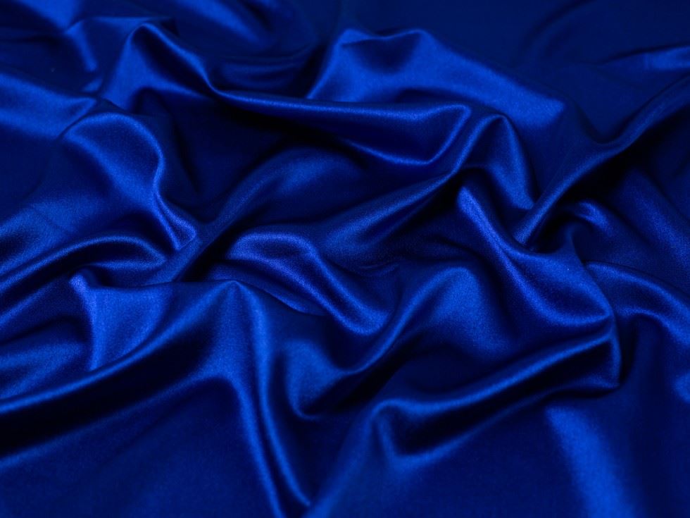 Minerva Core Range Royal Blue Prada Stretch Woven Satin Crepe Fabric