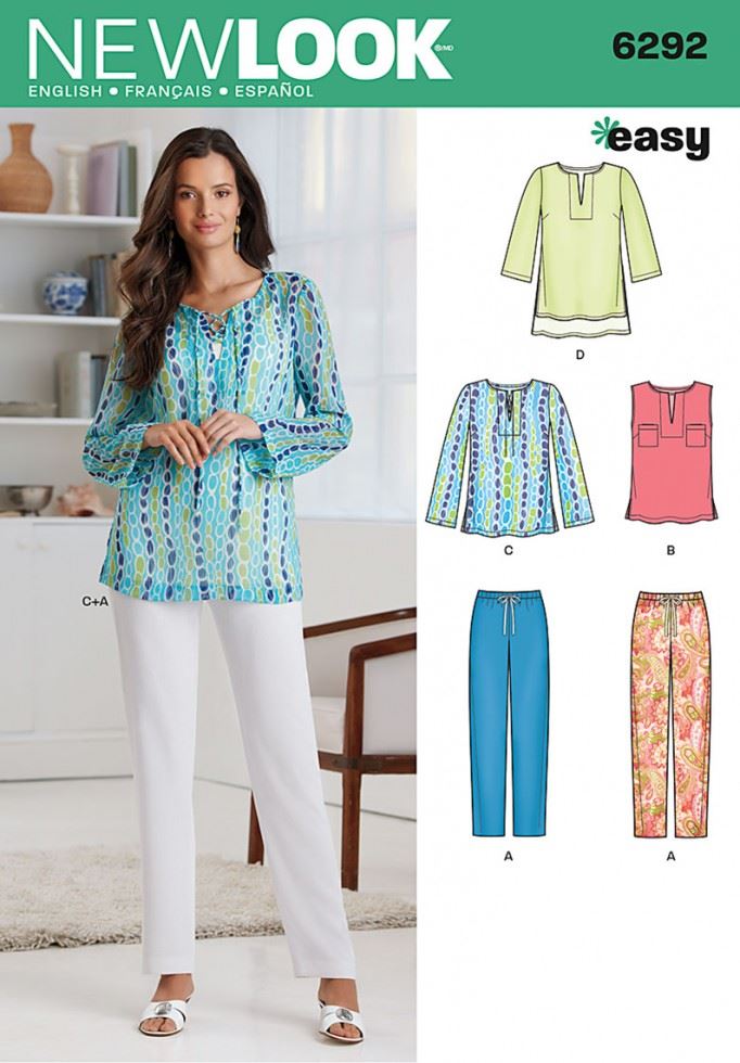 New Look Paper Sewing Pattern 6292
 