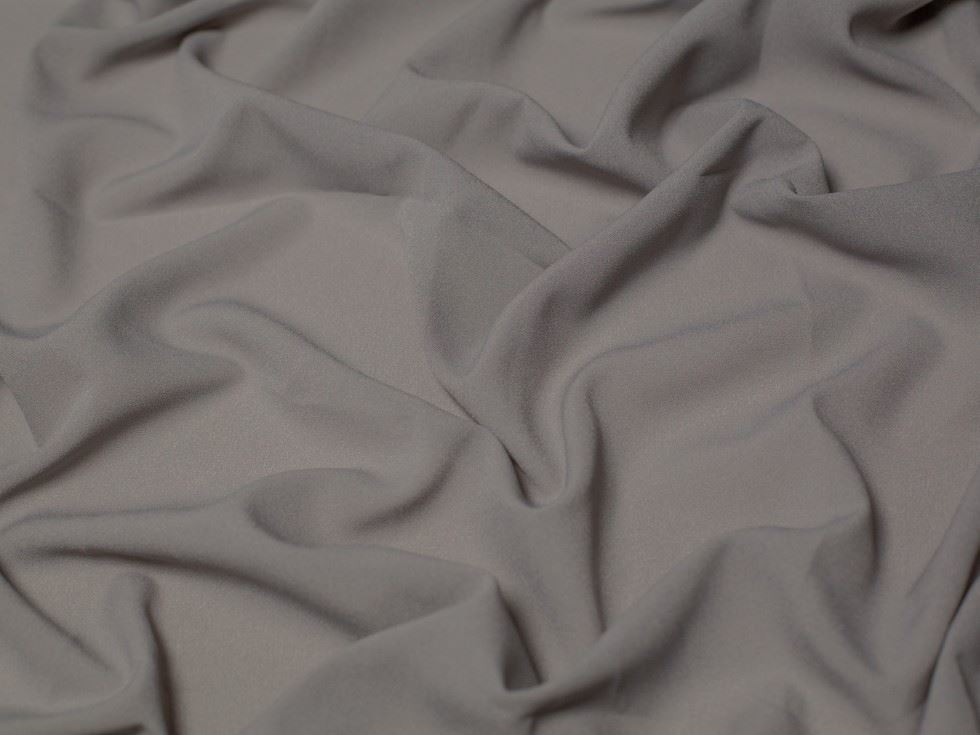 Minerva Core Range Pewter Single Georgette Fabric